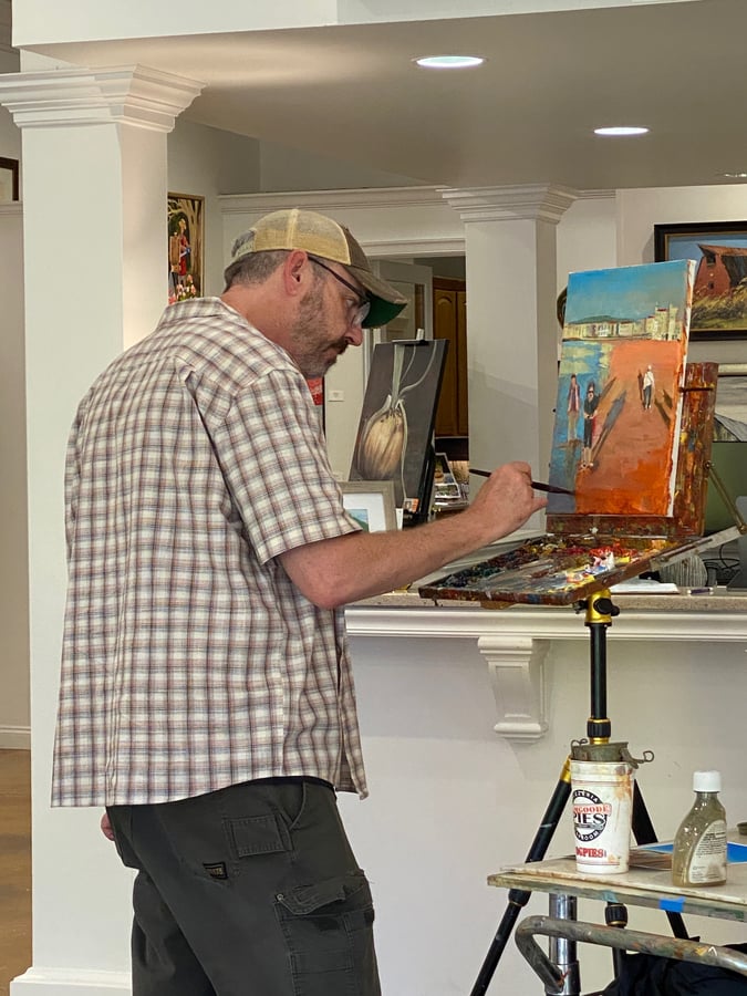 Painting Spain in Public
