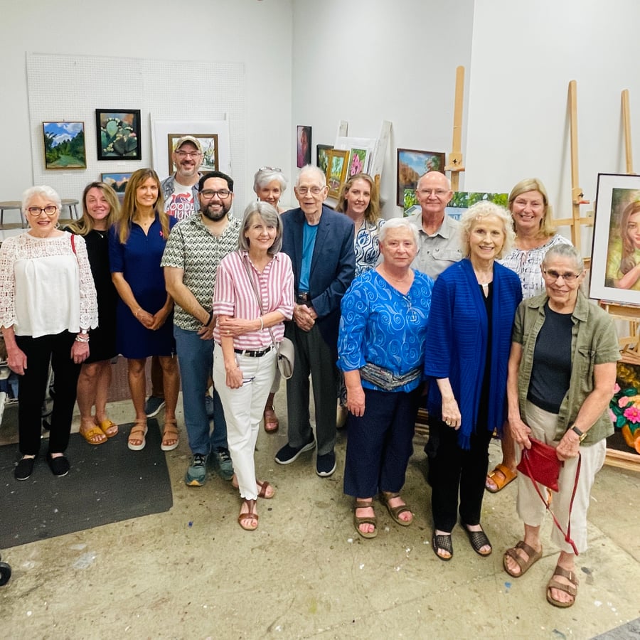 AGG Students Proudly Display Works