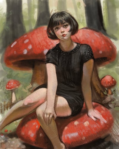 Margot of the Velvet Cap