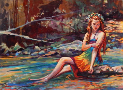In a Colorful Stream