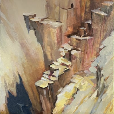 Steps Carved From Morning