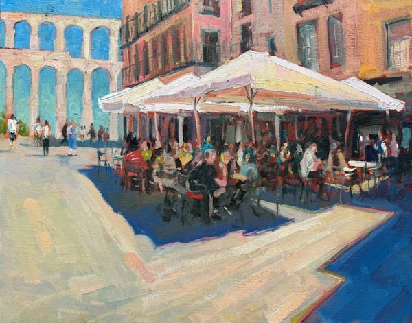 Afternoon at the Aqueduct, Segovia