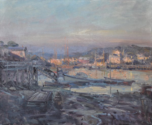 Evening At Low Tide