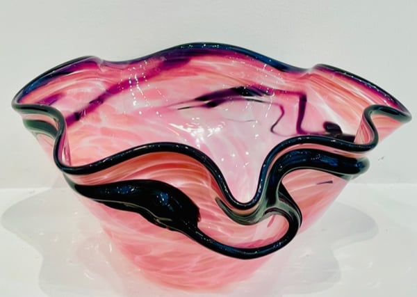 Pink Deco Bowl