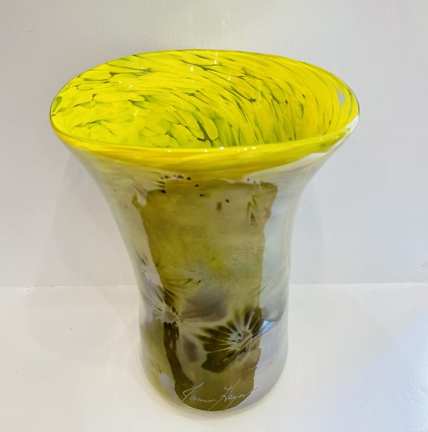 Yellow Firecracker Vase