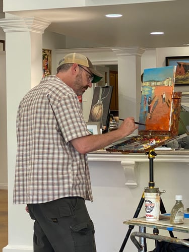 Painting Spain in Public
