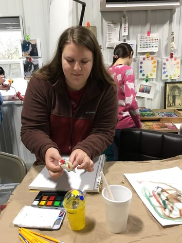 Sharing my passion with the littles.