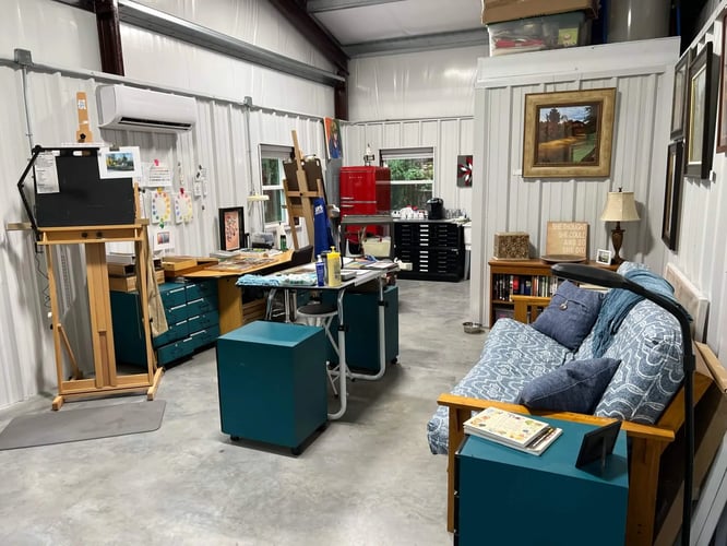 My Studio on Petit Jean Mountain