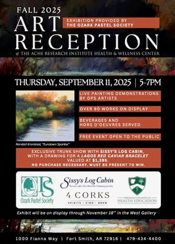 Mark Your Calendar – I’m Showing at Arkansas College of Health Education