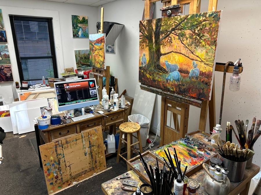 2nd and Center studio at the Pyramid Building