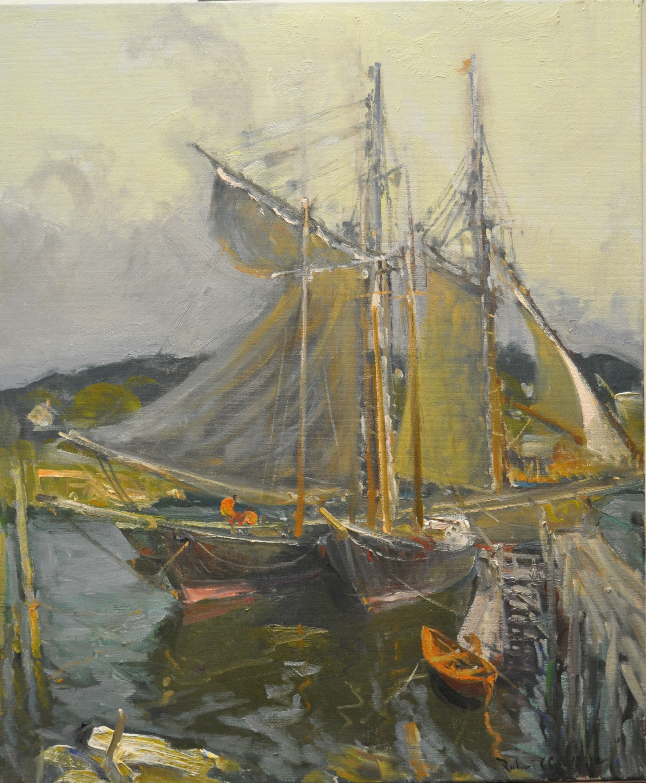 Adjusting the Main Sail