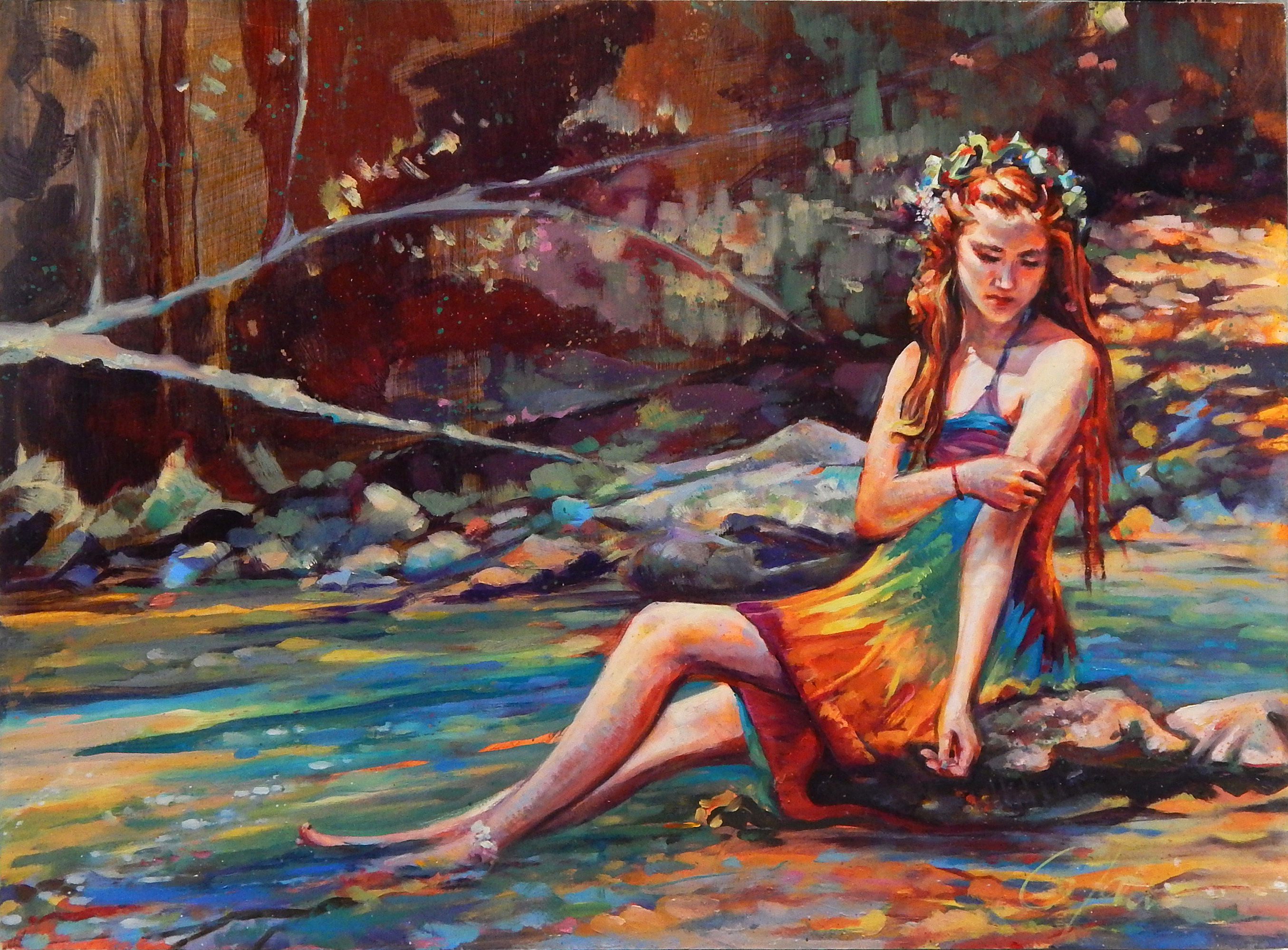 In a Colorful Stream