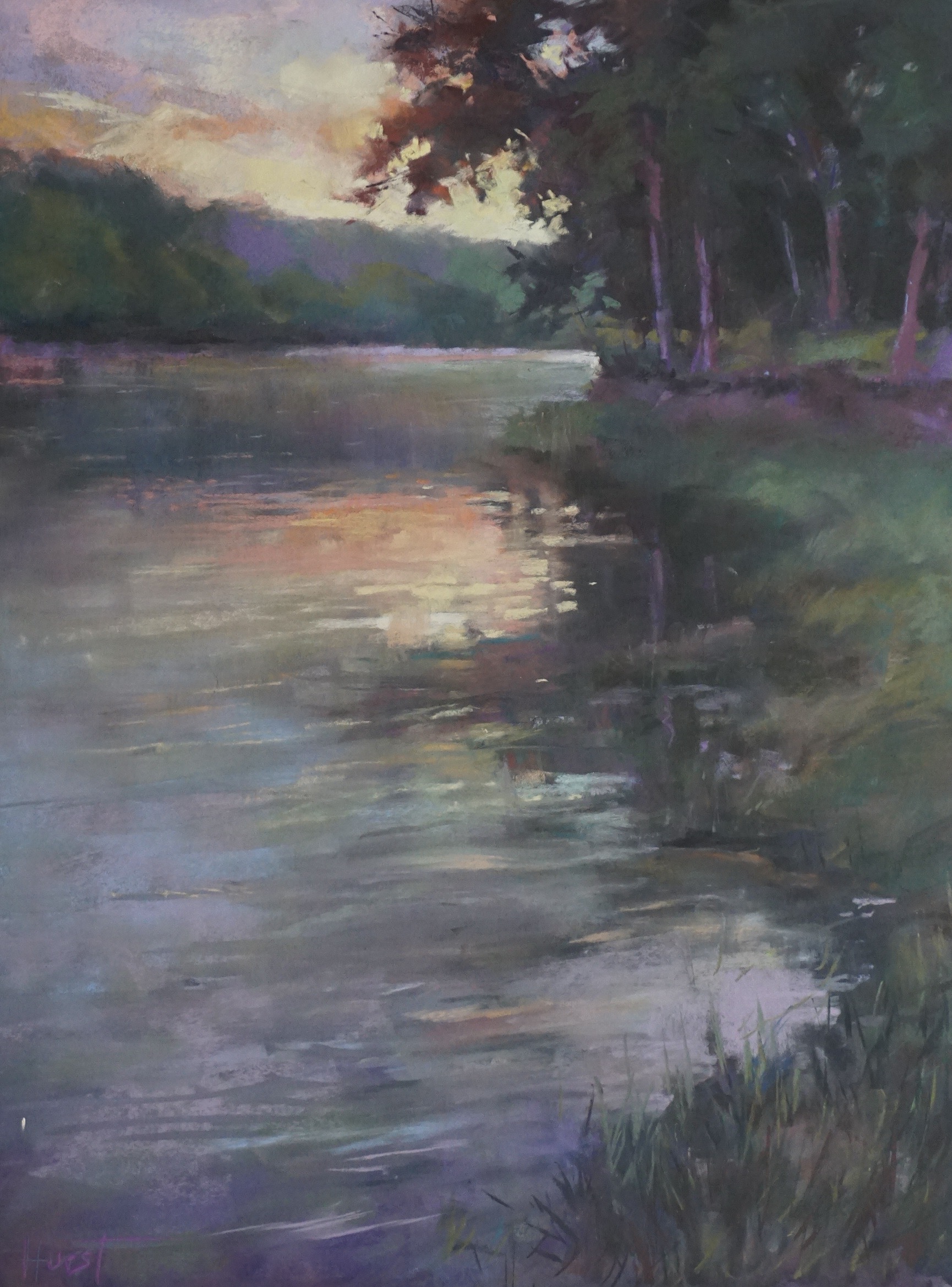 Sunset on the White River