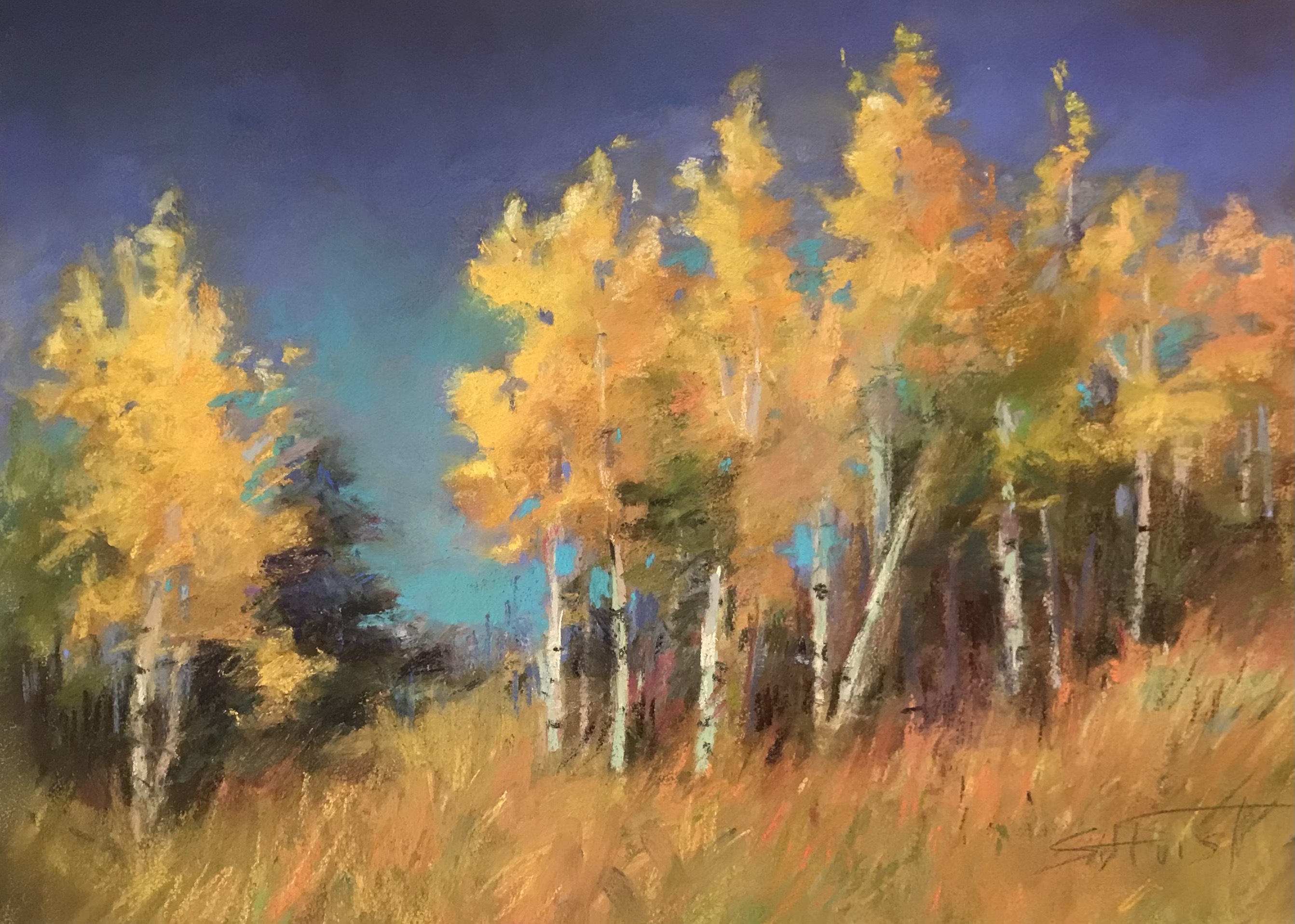 Aspens and Torquoise